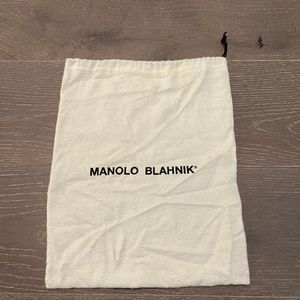 Manolo Blahnik Dust Bag 10in x 13in